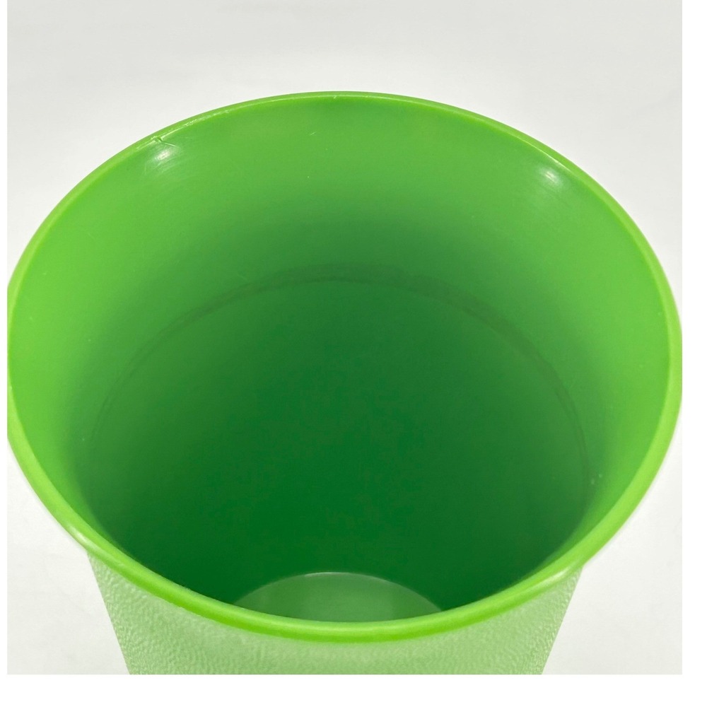 Vtg Tupperware Primary Colors Plastic Tumblers Cups Set of 6 Orange Yellow Green - Picture 5 of 5